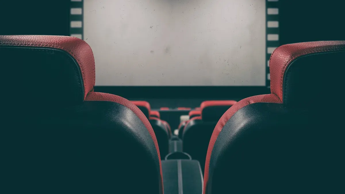 Salle de cinéma théâtre film toile